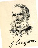 line drawing of General James Longstreet