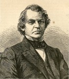 line drawing of Vice President Andrew Johnson